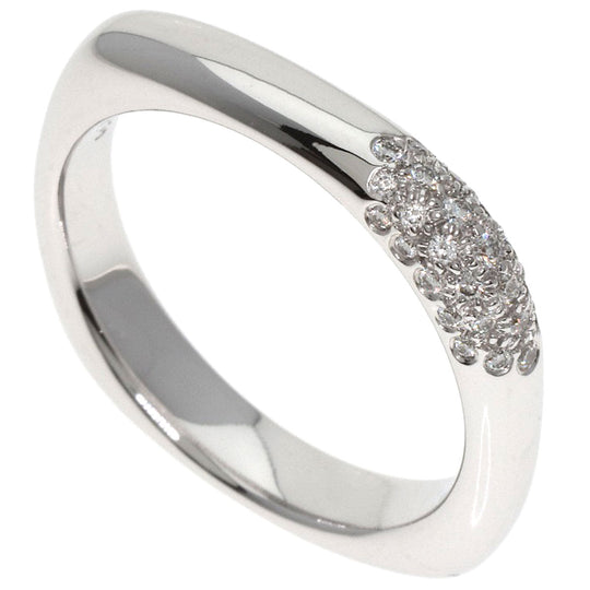 TIFFANY&Co. Ring K18WG Silver Square Cushion Diamond