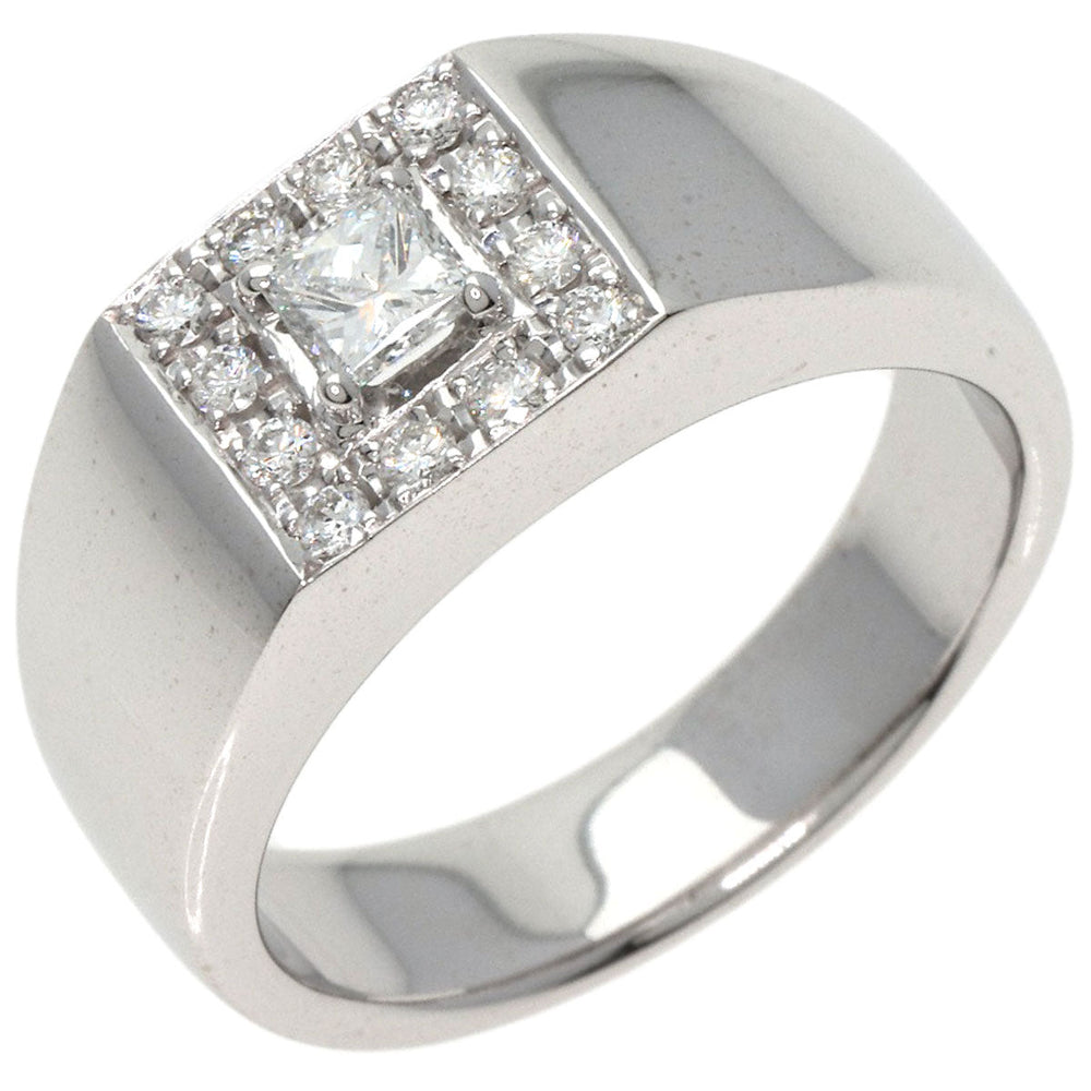 TASAKI Ring K18WG Silver diamond