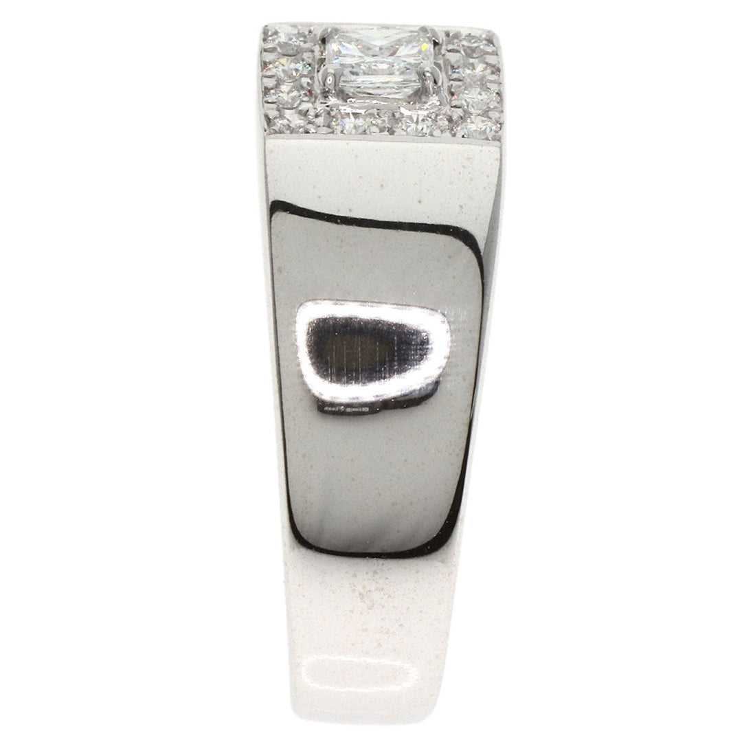 TASAKI Ring K18WG Silver diamond