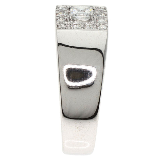 TASAKI Ring K18WG Silver diamond