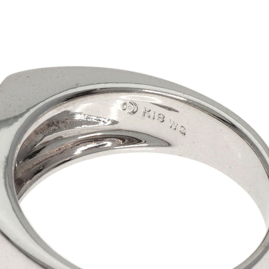 TASAKI Ring K18WG Silver diamond