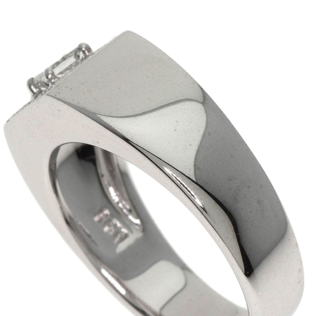 TASAKI Ring K18WG Silver diamond
