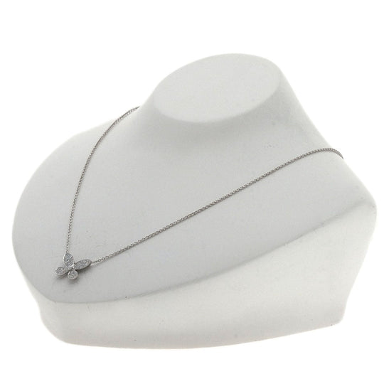 GRAFF Necklace K18WG Silver Butterfly Small Pavé Diamond