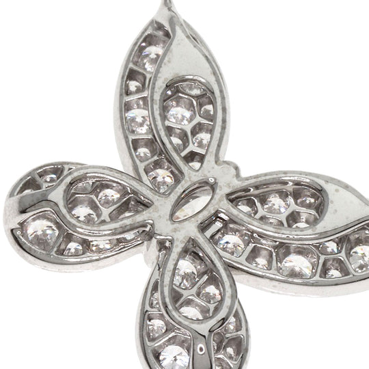 GRAFF Necklace K18WG Silver Butterfly Small Pavé Diamond