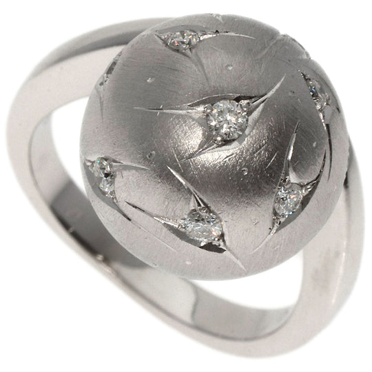Kenji kiuchi Ring K18WG Silver diamond Women Used Authentic