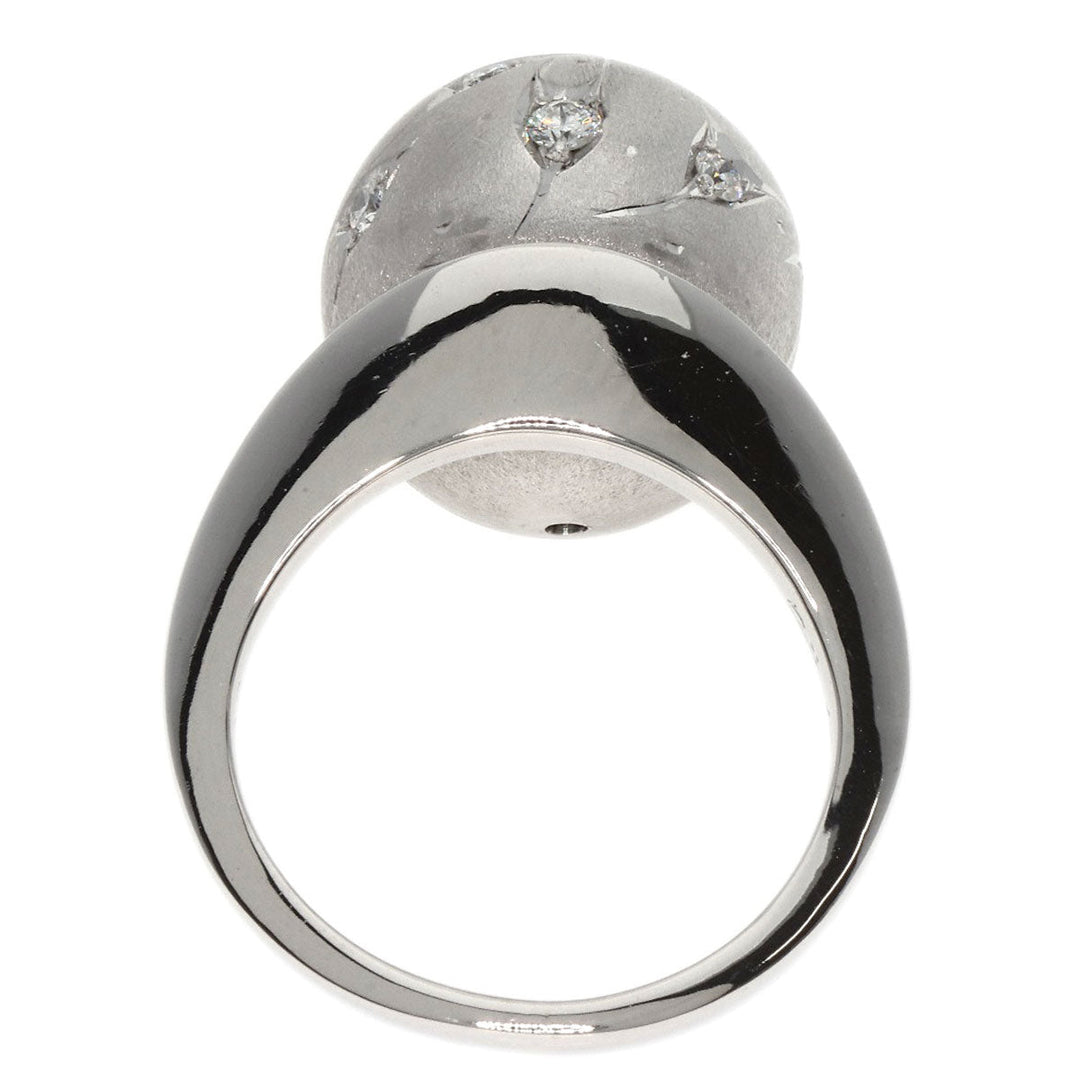 Kenji kiuchi Ring K18WG Silver diamond Women Used Authentic