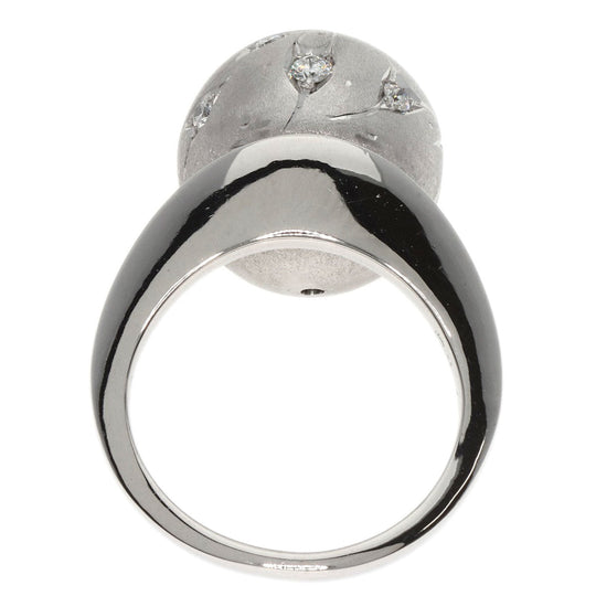 Kenji kiuchi Ring K18WG Silver diamond Women Used Authentic