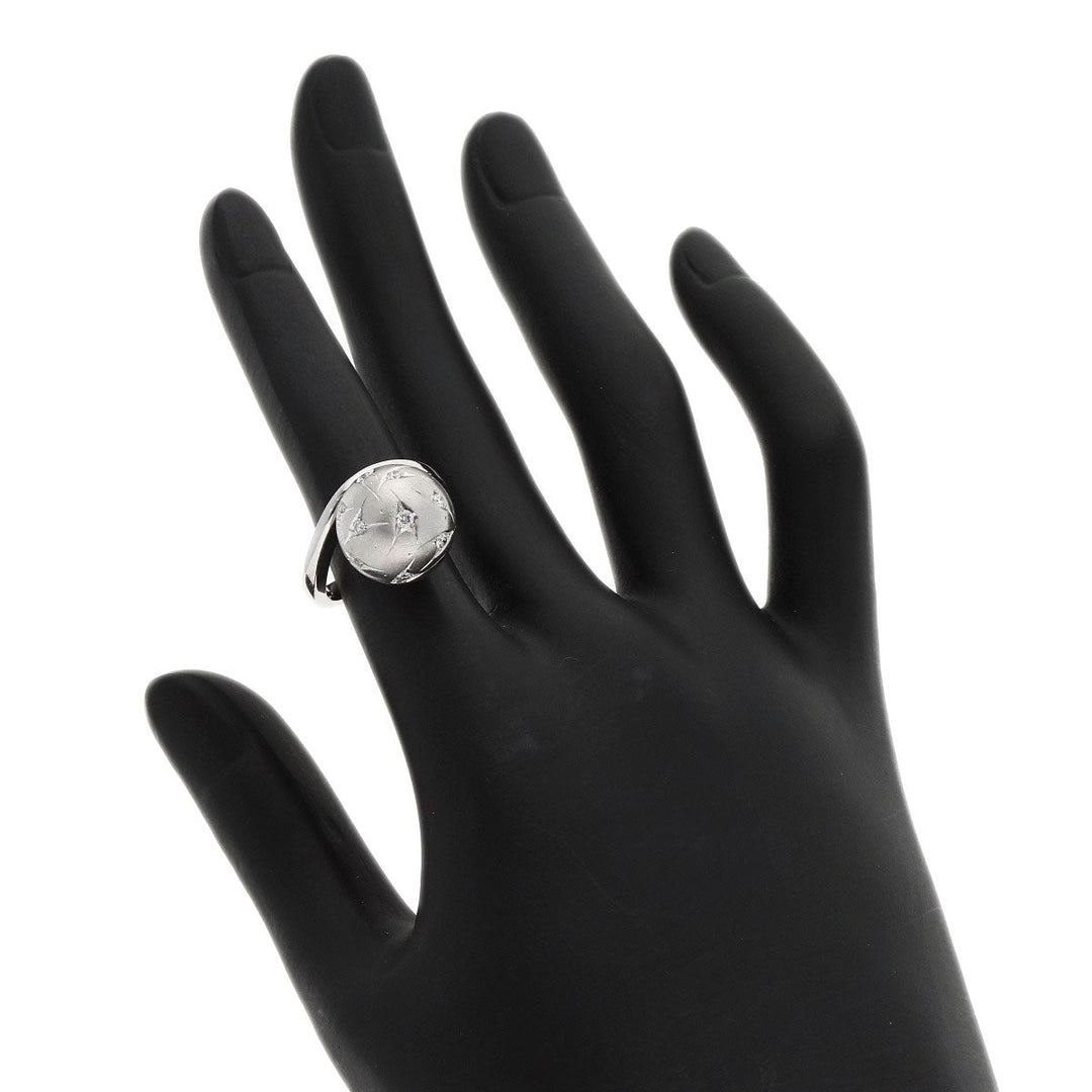 Kenji kiuchi Ring K18WG Silver diamond Women Used Authentic
