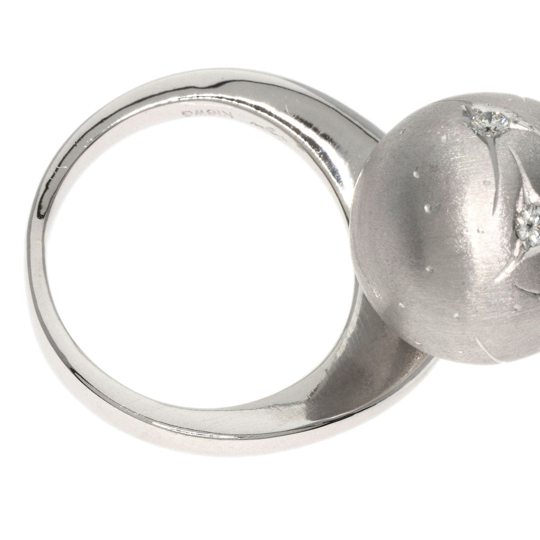 Kenji kiuchi Ring K18WG Silver diamond Women Used Authentic