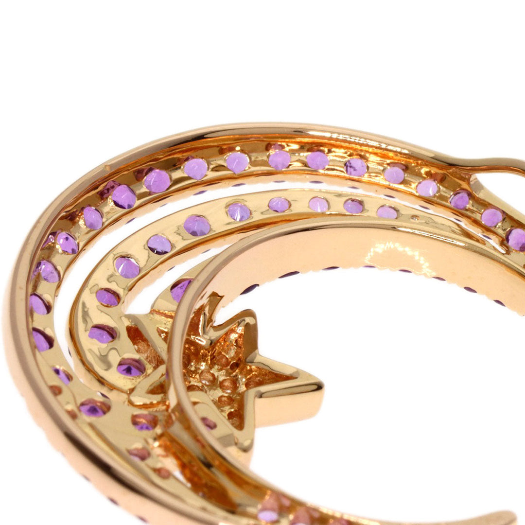 Ponte Vecchio Necklace 18K Pink Gold gold Moon Amethyst Diamond