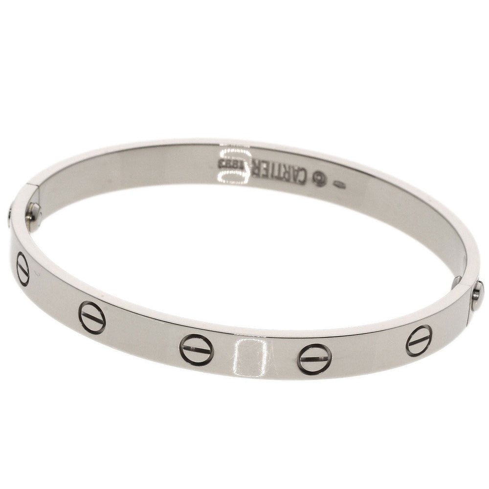 CARTIER bracelet K18WG Silver Love Breath with Driver #17