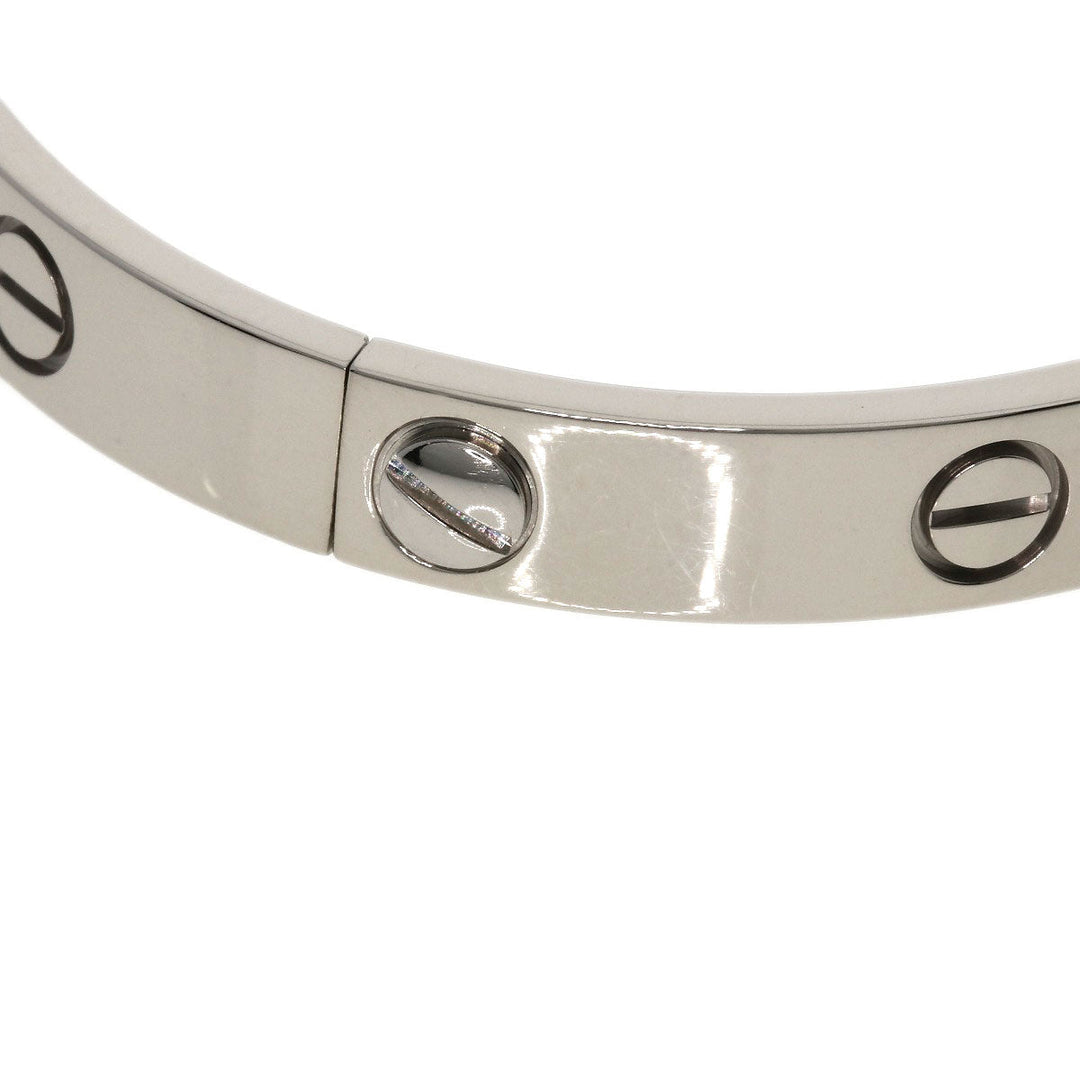 CARTIER bracelet K18WG Silver Love Breath with Driver #17