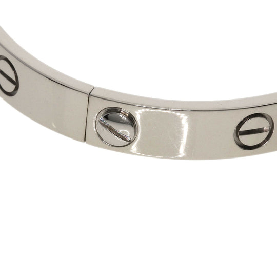 CARTIER bracelet K18WG Silver Love Breath with Driver #17