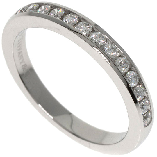 TIFFANY&Co. Ring PT950 Silver Half eternity diamond
