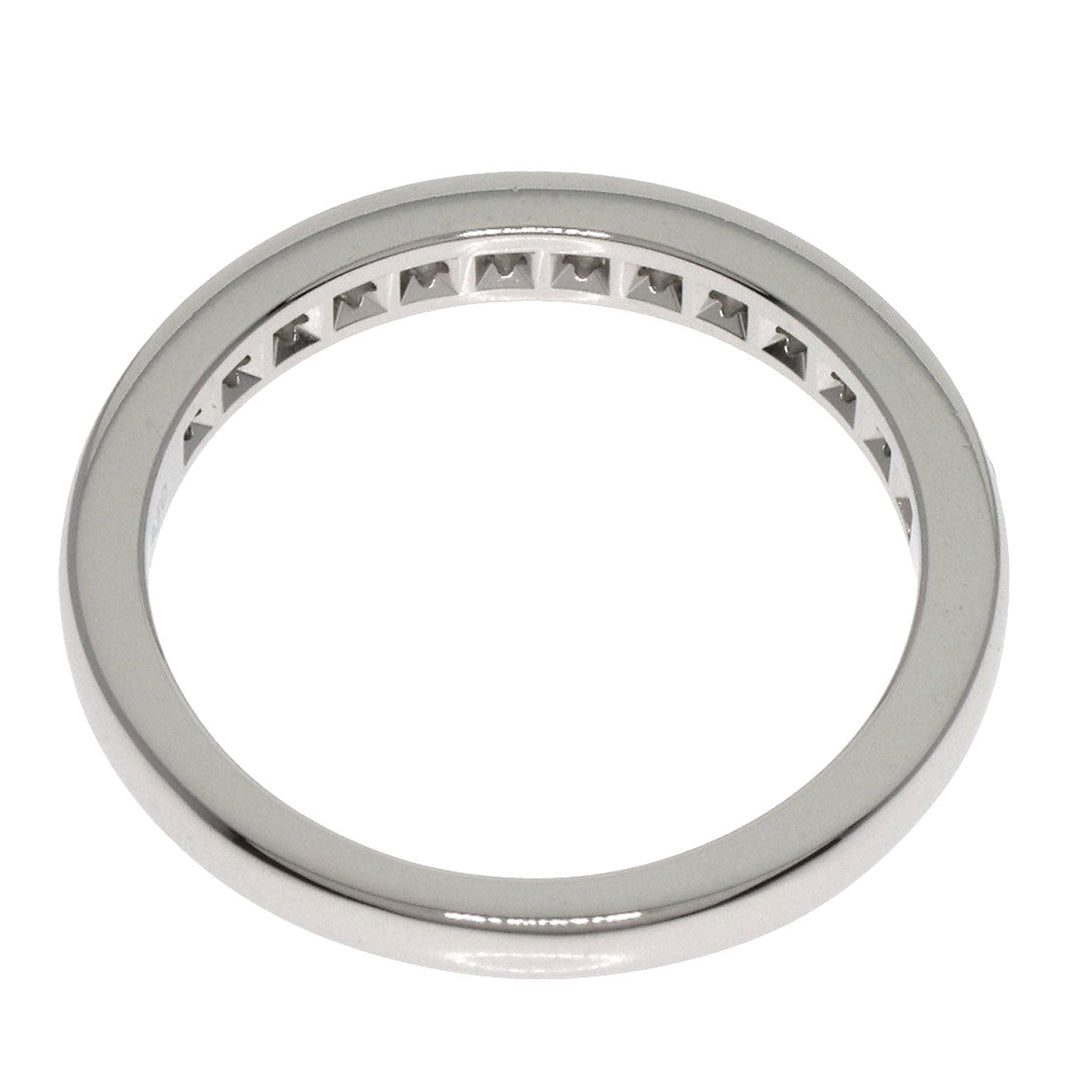 TIFFANY&Co. Ring PT950 Silver Half eternity diamond