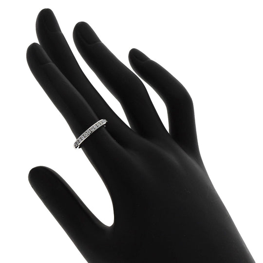 TIFFANY&Co. Ring PT950 Silver Half eternity diamond