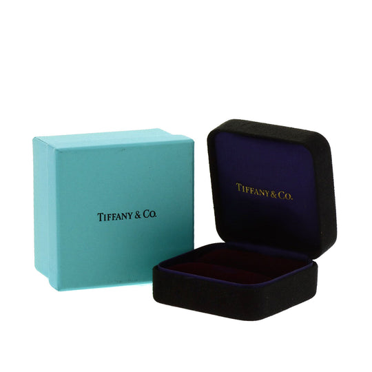 TIFFANY&Co. Ring PT950 Silver Half eternity diamond