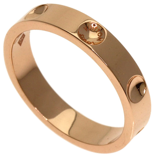 LOUIS VUITTON Ring 18K Pink Gold gold Petite Bourg Empreinte #50