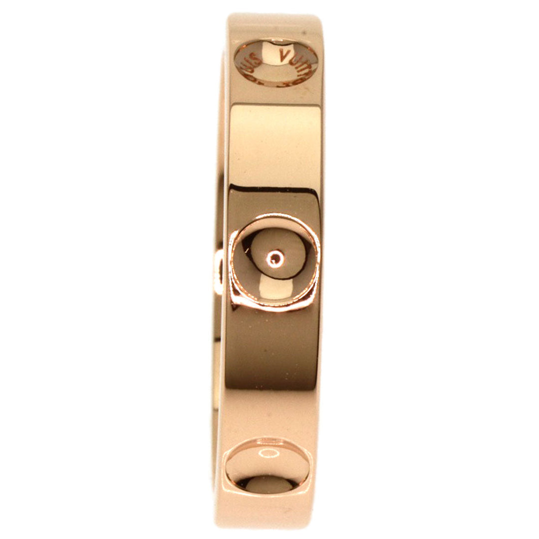 LOUIS VUITTON Ring 18K Pink Gold gold Petite Bourg Empreinte #50