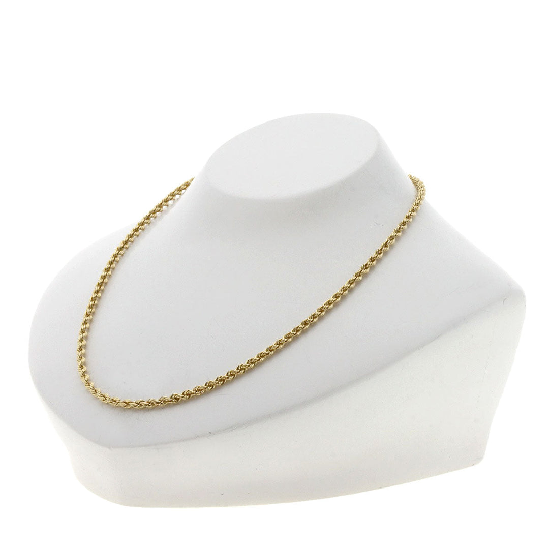 TIFFANY&Co. Necklace K14YG gold Twist Screw