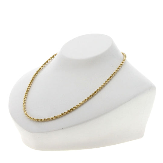 TIFFANY&Co. Necklace K14YG gold Twist Screw