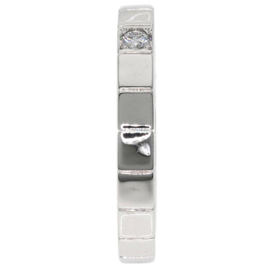 CARTIER Ring K18WG Silver Raniere 1P Diamond #50