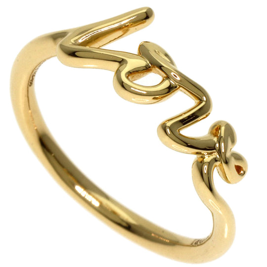 TIFFANY&Co. Ring 18K Yellow Gold gold Paloma Graffiti Love Mini
