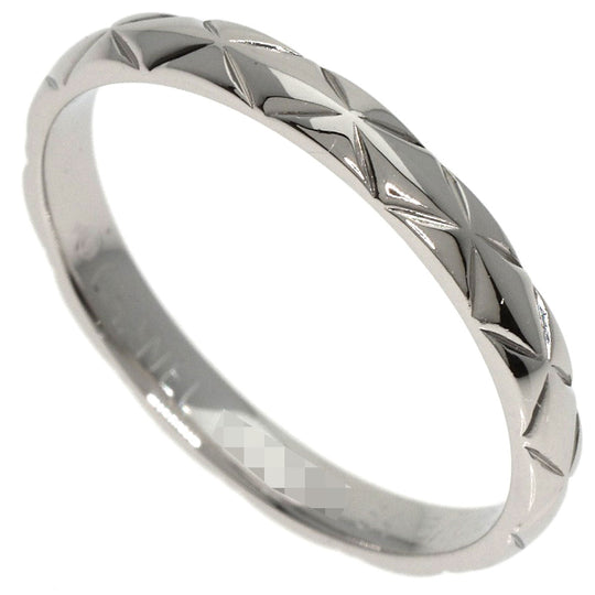 CHANEL Ring PT950 Silver Coco Crush #54 Women Used Authentic
