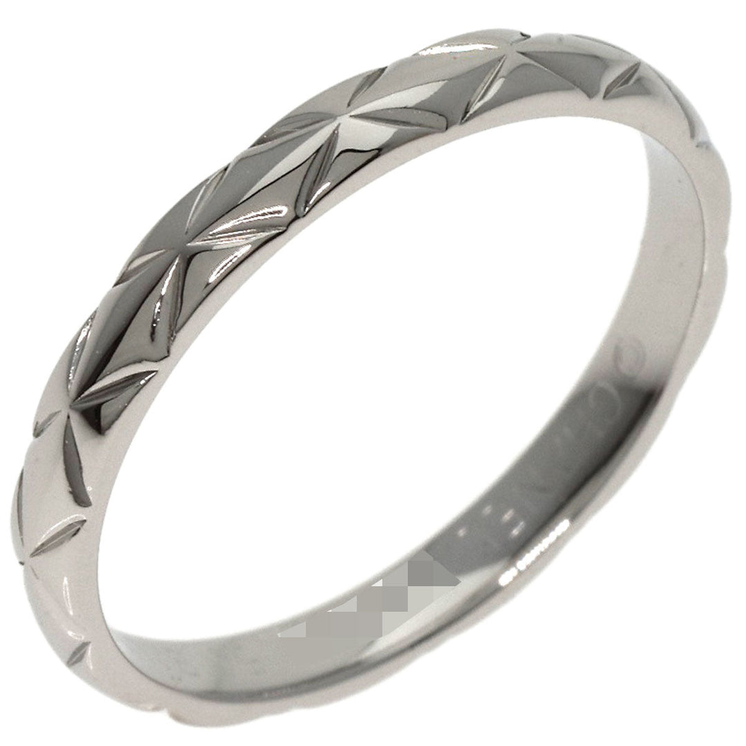 CHANEL Ring PT950 Silver Coco Crush #54 Women Used Authentic