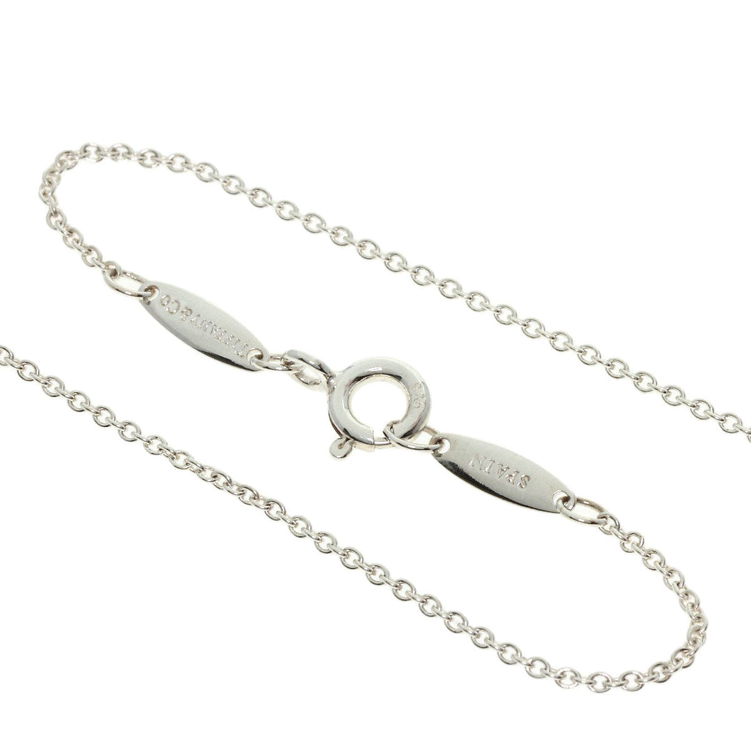 TIFFANY&Co. Necklace SV Silver ByTheYard Aquamarine Women Used Authentic