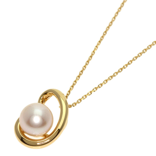 TASAKI Necklace 18K Yellow Gold gold Pearl Women Used Authentic