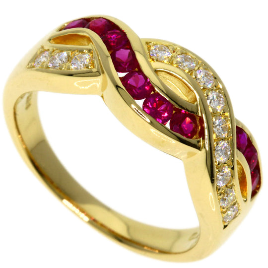 TASAKI Ring 18K Yellow Gold gold Ruby diamond