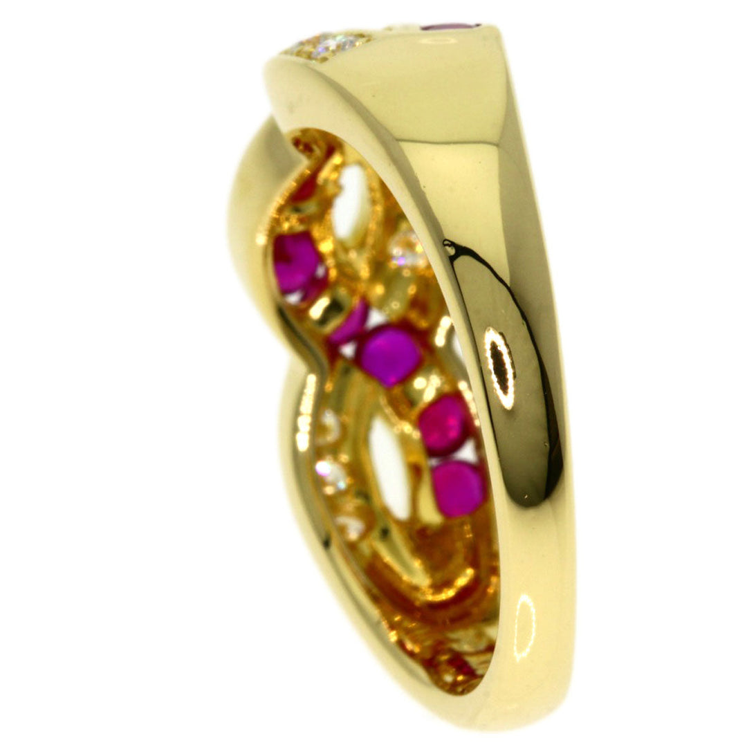 TASAKI Ring 18K Yellow Gold gold Ruby diamond