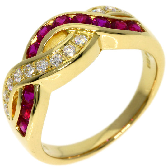 TASAKI Ring 18K Yellow Gold gold Ruby diamond