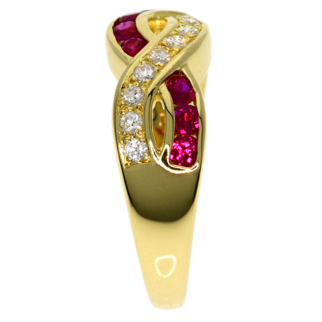 TASAKI Ring 18K Yellow Gold gold Ruby diamond