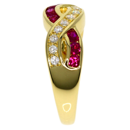 TASAKI Ring 18K Yellow Gold gold Ruby diamond