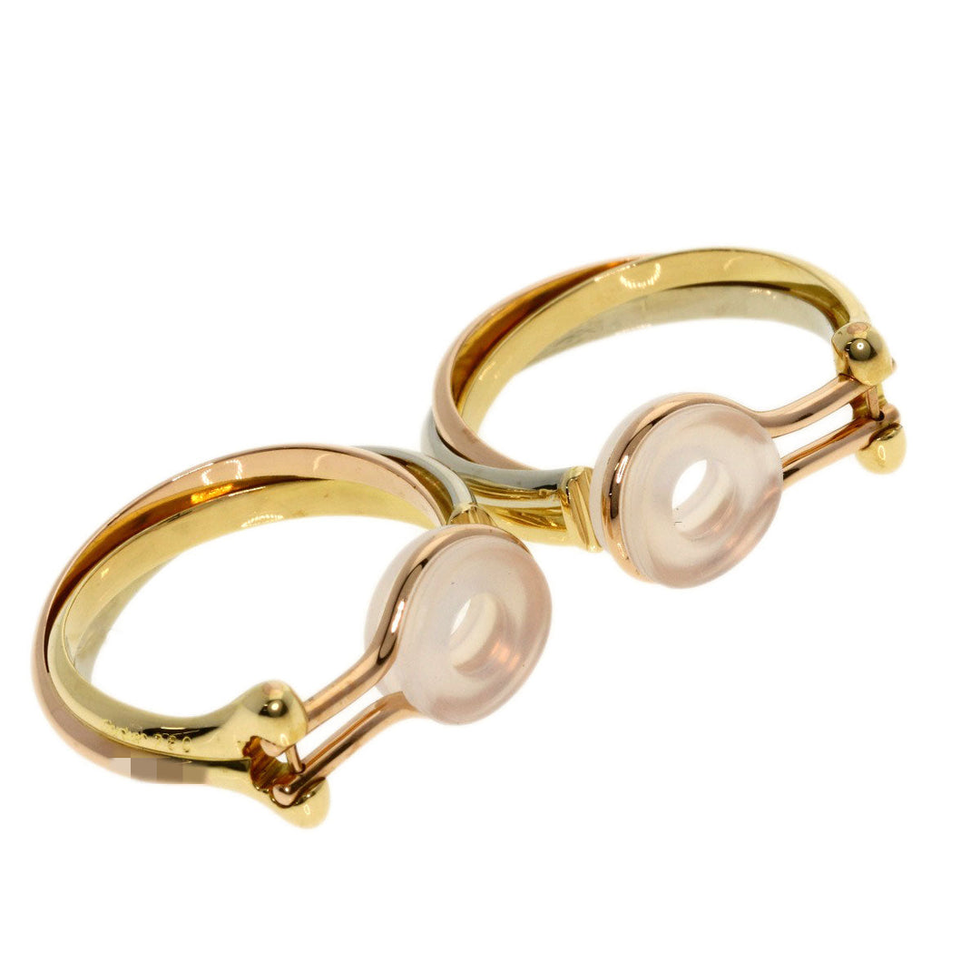CARTIER Earring 18K Yellow Gold gold Trinity hoop