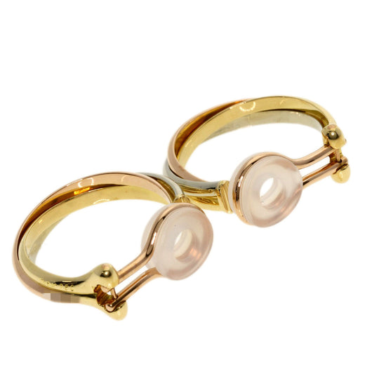 CARTIER Earring 18K Yellow Gold gold Trinity hoop