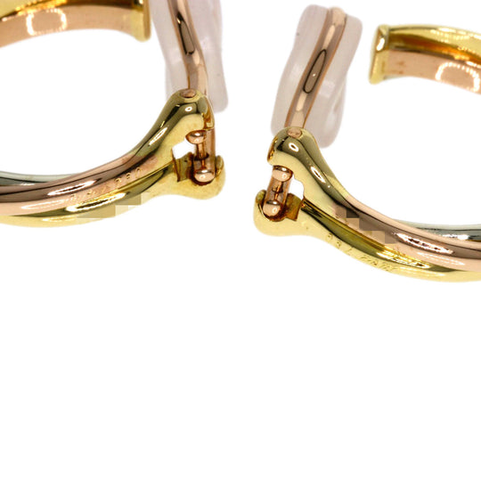 CARTIER Earring 18K Yellow Gold gold Trinity hoop