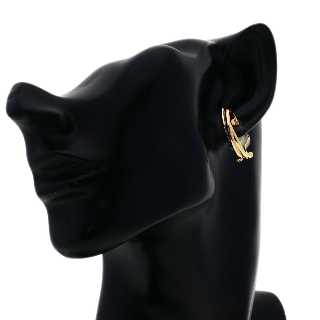 CARTIER Earring 18K Yellow Gold gold Trinity hoop