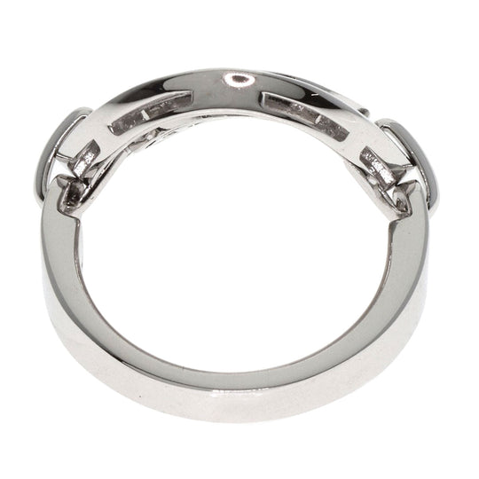 BVLGARI Ring K18WG Silver Asturale Cerki Women Used Authentic