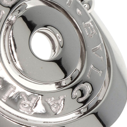 BVLGARI Ring K18WG Silver Asturale Cerki Women Used Authentic