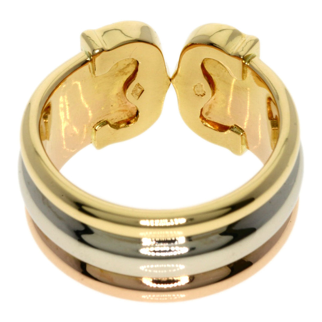 CARTIER Ring 18K Yellow Gold gold 2C LM Diamond #52