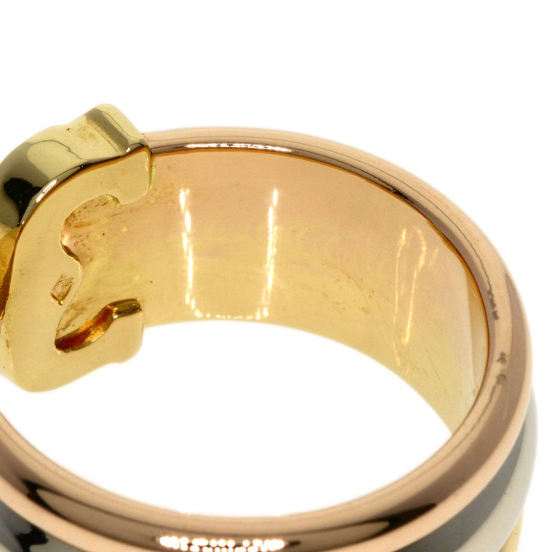 CARTIER Ring 18K Yellow Gold gold 2C LM Diamond #52