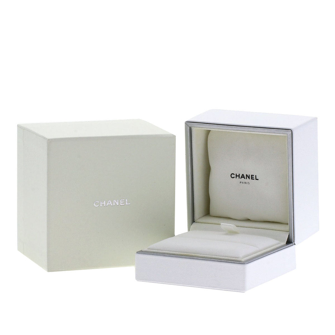 CHANEL Ring PT950 Silver Half Eternity Diamond #47