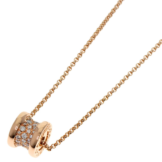 BVLGARI Necklace 18K Pink Gold gold B-zero1 be zero one diamond