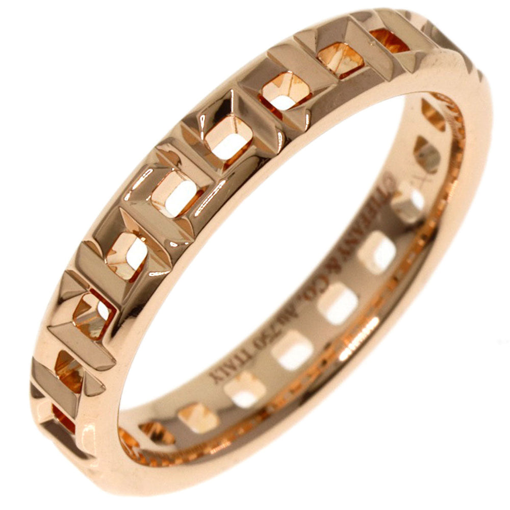 TIFFANY&Co. Ring 18K Pink Gold gold T True Narrow