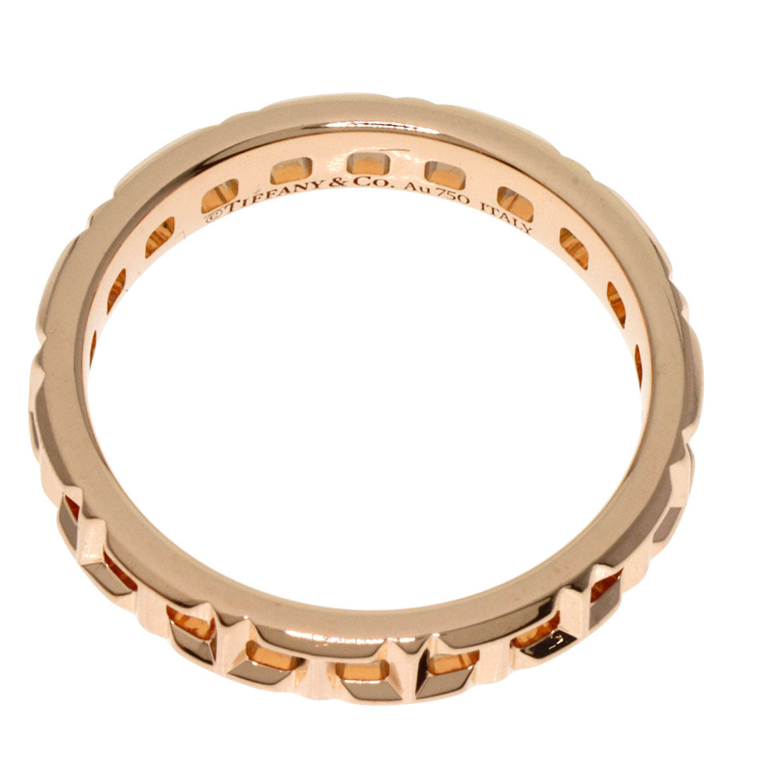 TIFFANY&Co. Ring 18K Pink Gold gold T True Narrow