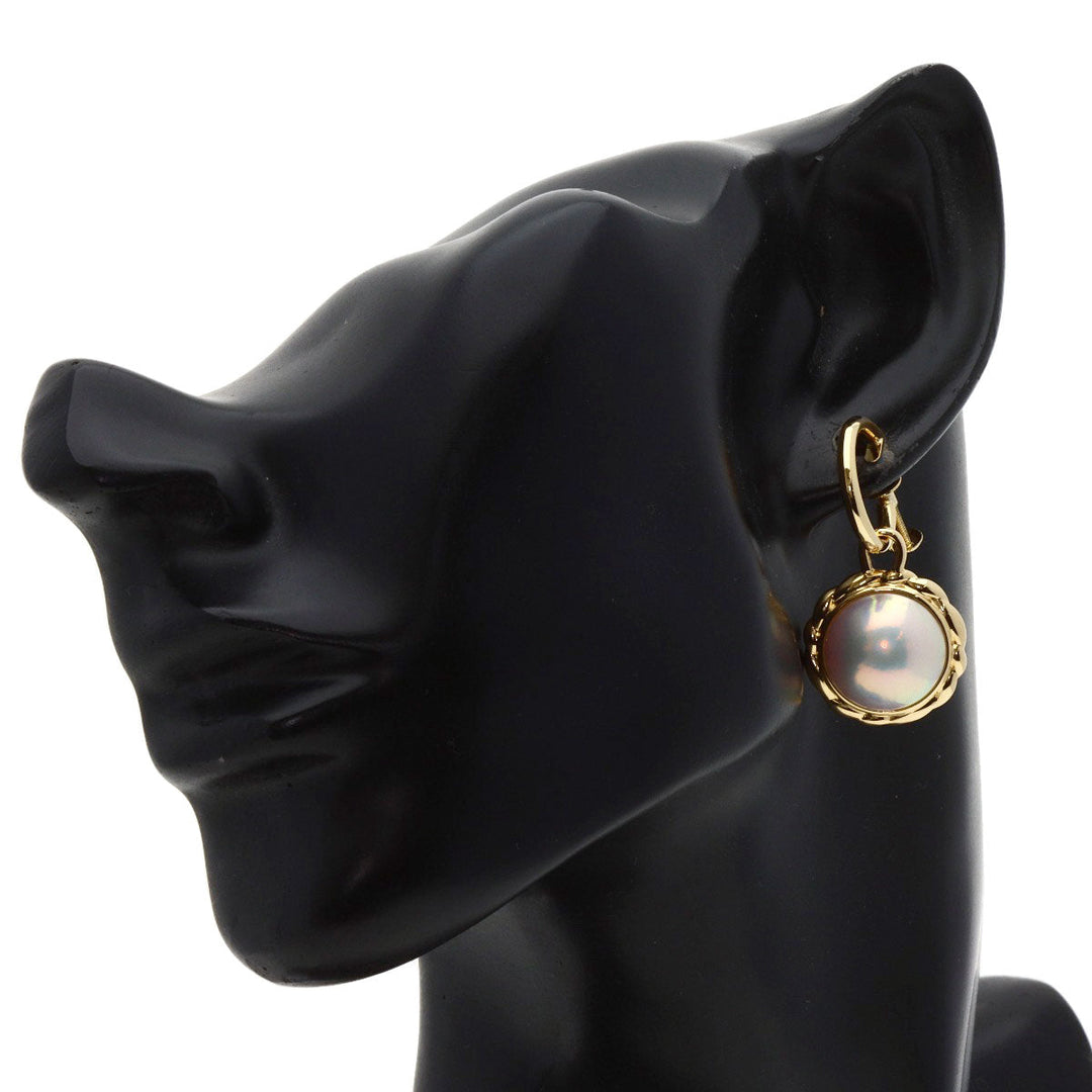 TASAKI Earring 18K Yellow Gold gold Mabe Pearl Butterfly