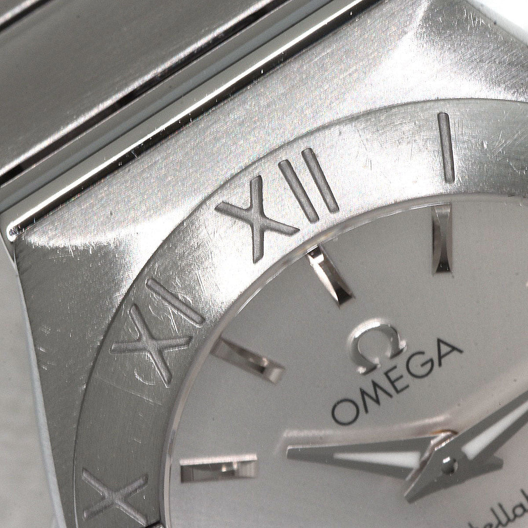 OMEGA Watches Quartz 123.10.24.60.02.001 Stainless Steel , Stainless Steel Silver Constellation Blush Silver dial Women Used Authentic